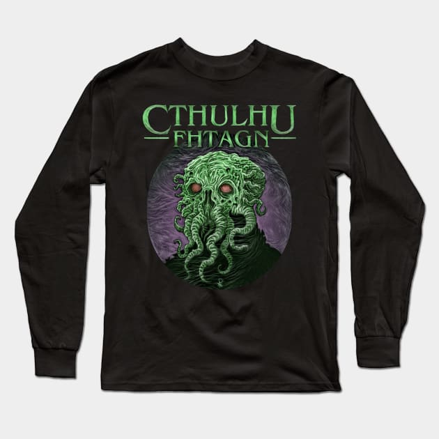 Cthulhu Fhtagn - Azhmodai 2018 Long Sleeve T-Shirt by azhmodai